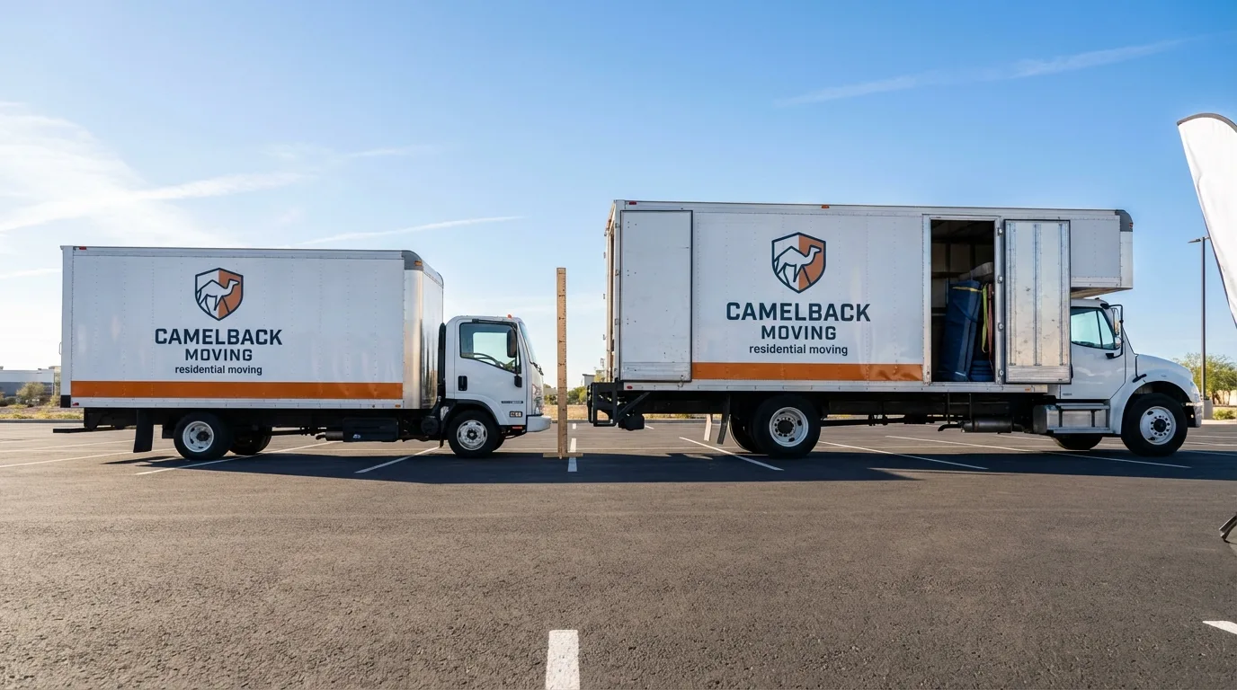 Moving truck size capacity guide in Herington
